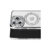 Apple İphone 16 Pro Max Kılıf Joke Simli Magneticsafe Kılıf - Gümüş