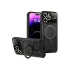 Apple İphone 16 Pro Max Kılıf Joy Lens Standlı Kapak - Siyah