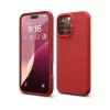 Apple İphone 16 Pro Max Kılıf Nano İçi Kadife Silikon - Kırmızı