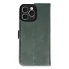 Apple İphone 16 Pro Max Kılıf Trend S Plus Kapaklı Kılıf - Yeşil