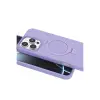 Apple İphone 16 Pro Regal Magsafe Standlı Kapak - Lila