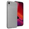 Apple İphone 16e Kılıf Auto Focus Karbon Kapak - Gri