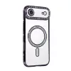 Apple İphone 17 Air Joke Simli Magneticsafe Kılıf - Derin Mor