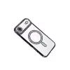 Apple İphone 17 Air Joke Simli Magneticsafe Kılıf - Derin Mor