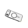 Apple İphone 17 Air Joke Simli Magneticsafe Kılıf - Gümüş