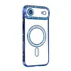 Apple İphone 17 Air Joke Simli Magneticsafe Kılıf - Mavi