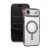 Apple İphone 17 Air Joke Simli Magneticsafe Kılıf - Pembe