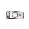 Apple İphone 17 Air Joke Simli Magneticsafe Kılıf - Pembe