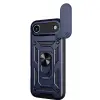 Apple İphone 17 Air Pars Lens Yüzüklü Silikon - Lacivert