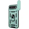 Apple İphone 17 Air Pars Lens Yüzüklü Silikon - Yeşil