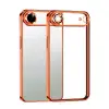 Apple İphone 17 Air Razer Lensli Silikon - Turuncu