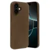 Apple İphone 17 First Silikon - Kahverengi