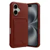 Apple İphone 17 Kelvin Kartvizitli Silikon - Bordo