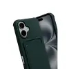 Apple İphone 17 Kelvin Kartvizitli Silikon - Koyu Yeşil