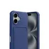 Apple İphone 17 Kelvin Kartvizitli Silikon - Lacivert