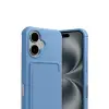 Apple İphone 17 Kelvin Kartvizitli Silikon - Mavi