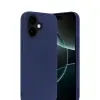 Apple İphone 17 Nano İçi Kadife Silikon - Lacivert