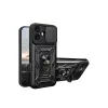 Apple İphone 17 Pars Lens Yüzüklü Silikon - Siyah