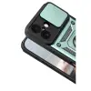 Apple İphone 17 Pars Lens Yüzüklü Silikon - Yeşil