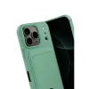 Apple İphone 17 Pro Kelvin Kartvizitli Silikon - Açık Yeşil