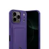 Apple İphone 17 Pro Kelvin Kartvizitli Silikon - Derin Mor