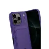 Apple İphone 17 Pro Kelvin Kartvizitli Silikon - Derin Mor