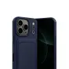 Apple İphone 17 Pro Kelvin Kartvizitli Silikon - Lacivert
