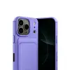 Apple İphone 17 Pro Kelvin Kartvizitli Silikon - Lila