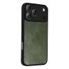 Apple İphone 17 Pro Max Aras Deri Kapak - Yeşil