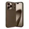 Apple İphone 17 Pro Max Auto Focus Karbon Kapak - Kahverengi