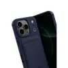 Apple İphone 17 Pro Max Kelvin Kartvizitli Silikon - Lacivert