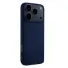 Apple İphone 17 Pro Max Nano İçi Kadife Silikon - Lacivert