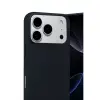 Apple İphone 17 Pro Max Nano İçi Kadife Silikon - Siyah