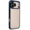 Apple İphone 17 Pro Max Razer Lensli Silikon - Lacivert