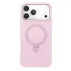 Apple İphone 17 Pro Max Regal Magsafe Standlı Kapak - Açık Pembe