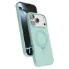 Apple İphone 17 Pro Max Regal Magsafe Standlı Kapak - Su Yeşili