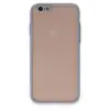 Apple İphone 6 Kılıf Montreal Silikon Kapak - Gri