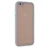 Apple İphone 6 Kılıf Montreal Silikon Kapak - Gri