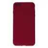 Apple İphone 7 Plus Kılıf First Silikon - Bordo