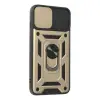 Apple İphone 7 Plus Kılıf Pars Lens Yüzüklü Silikon - Gold