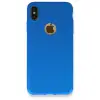Apple İphone Xs Max Kılıf First Silikon - Mavi