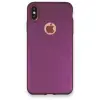 Apple İphone Xs Max Kılıf First Silikon - Mürdüm
