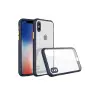 Apple İphone Xs Max Kılıf Miami Şeffaf Silikon - Lacivert
