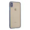 Apple İphone Xs Max Kılıf Montreal Silikon Kapak - Gri