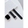 Apple Watch 38mm Jelly Silikon Kordon (saat Değildir) - Siyah
