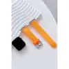 Apple Watch 38mm Jelly Silikon Kordon (saat Değildir) - Turuncu