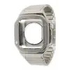 Apple Watch 44mm KR409 Metal Kordon - Gümüş