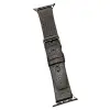 Apple Watch 45mm Buff Deri Kordon (saat Değildir) - Siyah