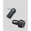 Araç İçi Bluetooth Müzik Kiti + Type-c Pd Araç Şarjı Seti