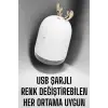 Aromaterapi Hava Temizleyici Buhar Makinesi Taşınabilir Şarjlı